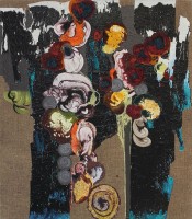 raatikainen/2024/Samu-Raatikainen--Feast-No-2--2022--80-5x71cm--acrylic--ink--graphite--sand--mineral-and-paper-on-canvas_1000