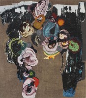 raatikainen/2024/Samu-Raatikainen--Feast-No-3--2022--80-5x70-5cm--acrylic--ink--graphite--sand--mineral-and-paper-on-canvas_1000