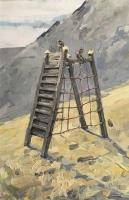 ruotsalainen/2019/8_Mountain_2016_2019_Oil_on_canvas_92x60cm